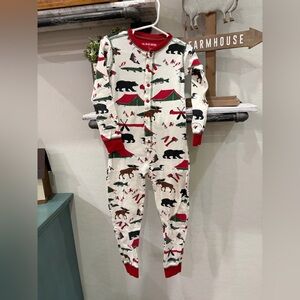 Red and White Kids One Piece Pajama